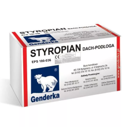 Genderka - styropian EPS 100-036 Dach Podłoga