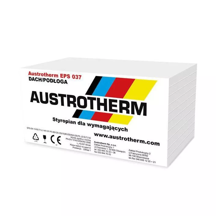 Austrotherm - płyta styropianowa EPS 037 Dach Podłoga