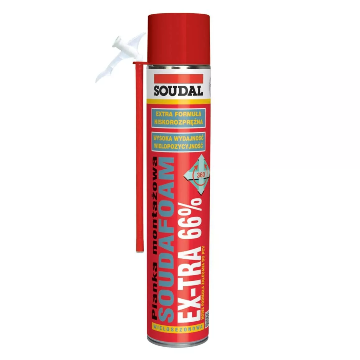 Soudal - pianka montażowa Ex-Tra 66 %