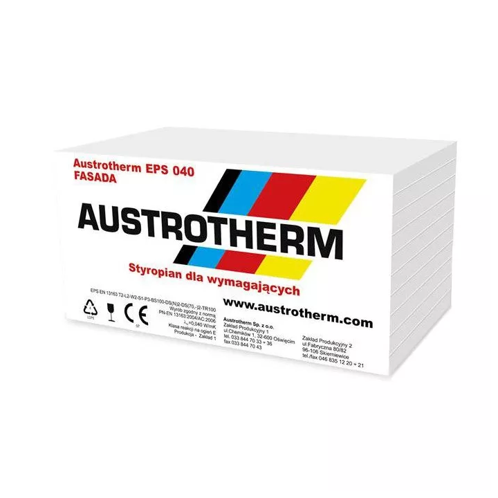 Austrotherm - płyta styropianowa 40 Fasada