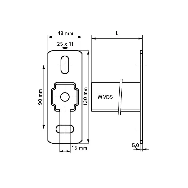 Walraven - BIS RapidRail® Wandkonsole