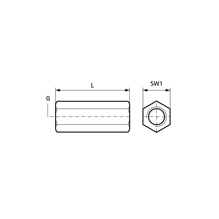 Walraven - BIS extension nut