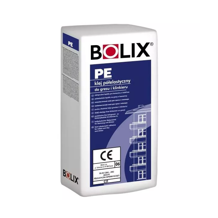 Bolix - zaprawa klejąca do gresu i klinkieru Bolix PE