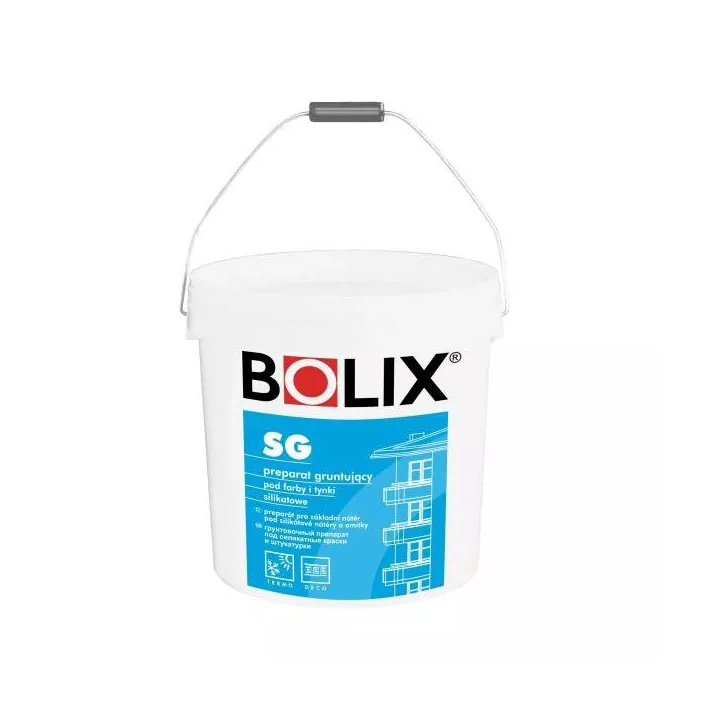 Bolix - preparat gruntujący pod tynki i farby silikatowe Bolix SG