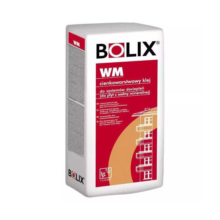 Bolix - klej do płyt z wełny mineralnej Bolix WM 