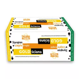 Termo Organika - Styroporplatte aus Goldfassade