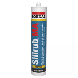 Soudal - neutrales Silikon für Silirub MA Marmor