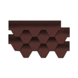 Kerabit - Kerabit K + bituminous shingle, shaded Honeycomb