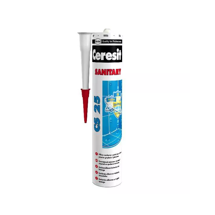 Ceresit - sanitary silicone CS 25