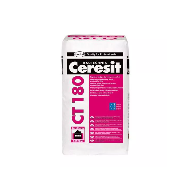 Ceresit - zaprawa klejąca do wełny mineralnej CT 180