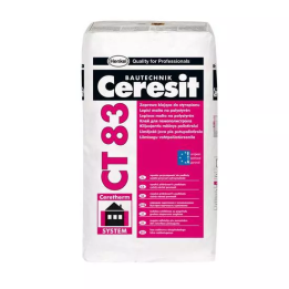 Ceresit - zaprawa klejąca do styropianu CT 83