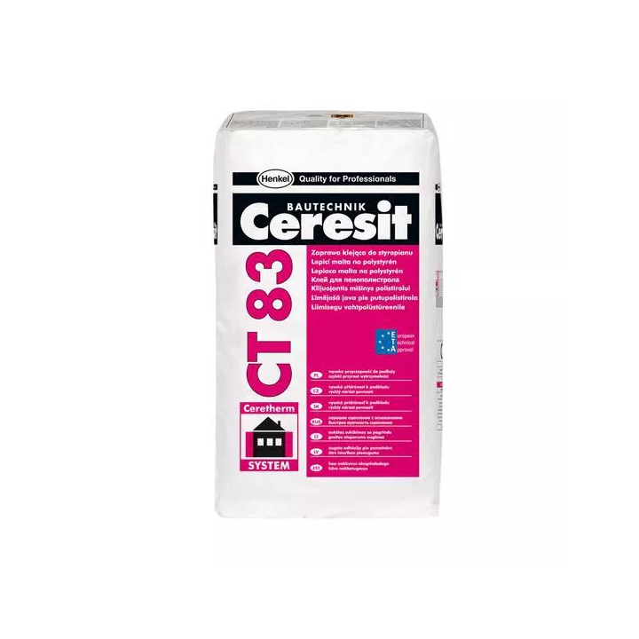 Ceresit - zaprawa klejąca do styropianu CT 83