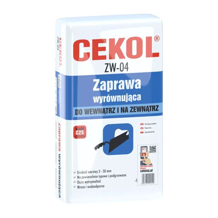 Cekol - leveling mortar ZW-04