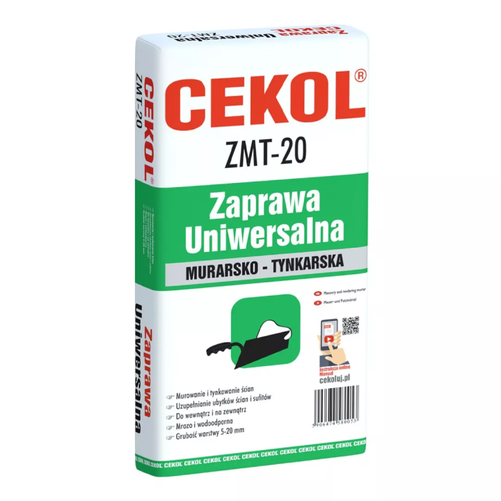 Cekol - Masonry and plastering mortar ZMT-20