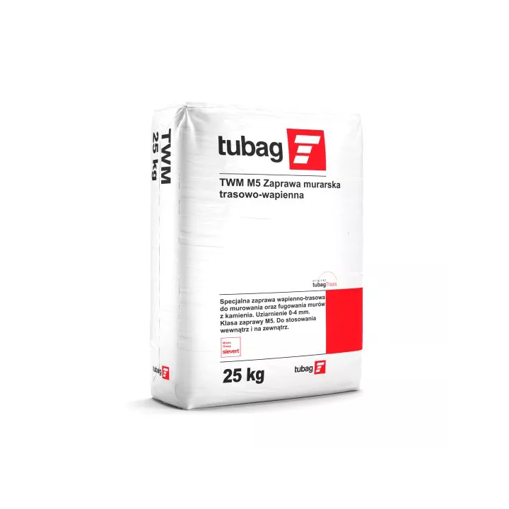 Tubag - zaprawa murarska trasowo-wapienna TWM M5