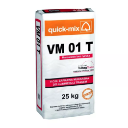 Quick-mix - zaprawa murarska do klinkieru z trasem tubag VM 01 T