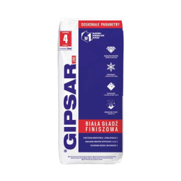Atlas - white putty reinforced with Gipsar Uni polymers