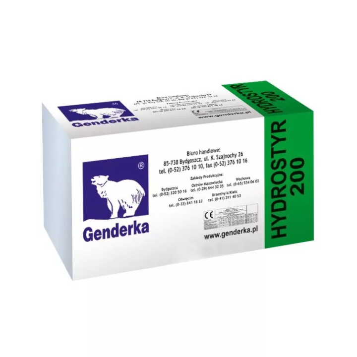 Genderka - wasserdichtes Styropor Hydrostyr 200
