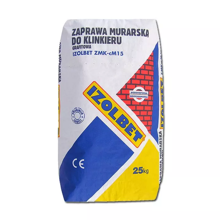 Izolbet - zaprawa murarska do klinkieru Izolbet ZMK-cM15
