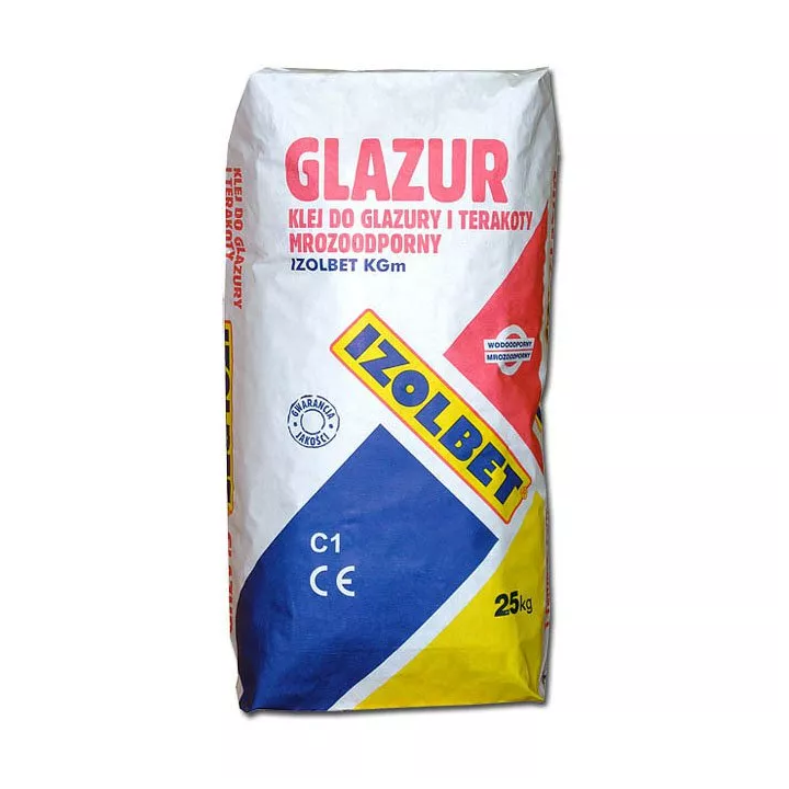 Izolbet - klej do glazury i terakoty mrozoodporny Izolbet KGm Glazur