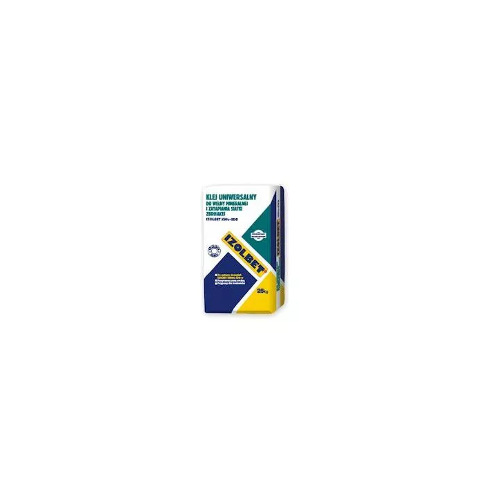 Izolbet - klej do wełny mineralnej i zatapiania siatki zbrojącej Izolbet KWu-SDB