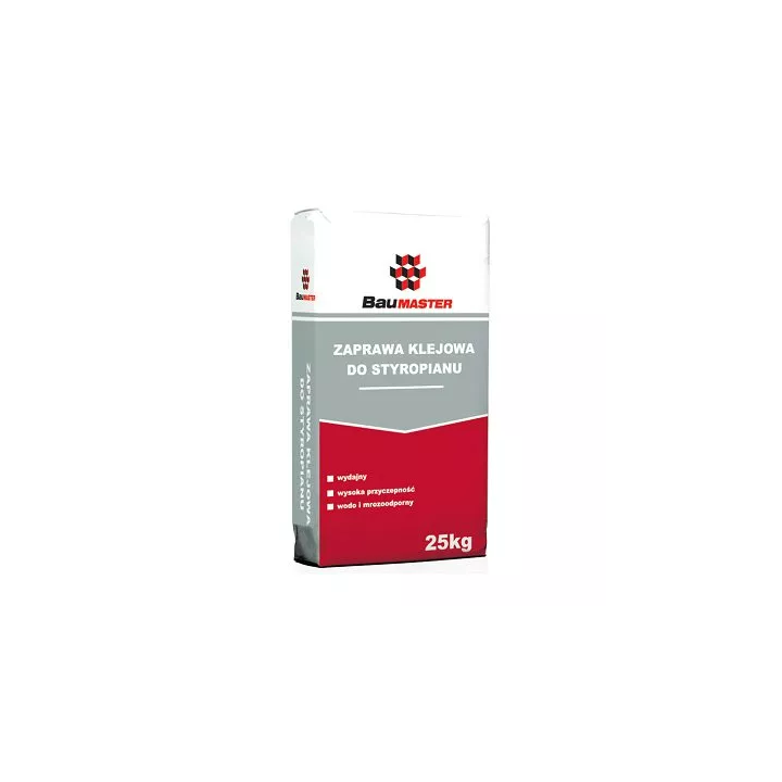 Baumaster - adhesive mortar for foamed polystyrene