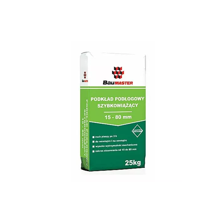 Baumaster - quick-setting floor underlay 15-80 mm