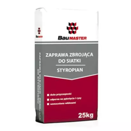Baumaster - verstärkender Maschenmörtel, geschäumtes Polystyrol