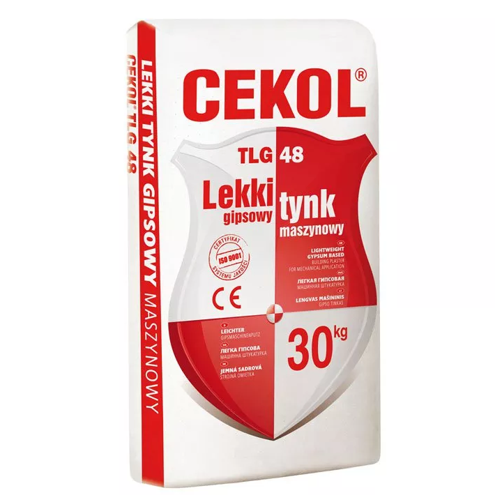 Cekol - tynk gipsowy maszynowy TLG-48