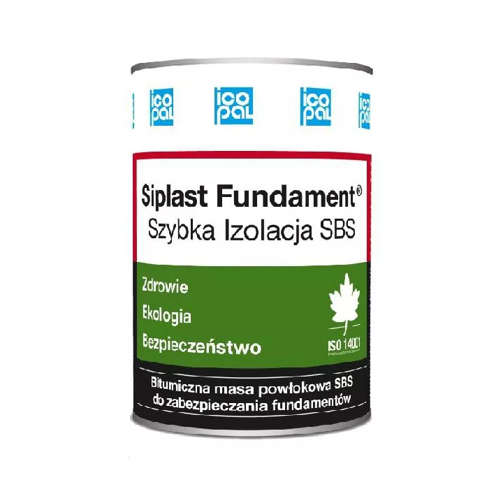 Icopal - asphalt mass for waterproofing foundations quick-drying Siplast Foundation Fast Insulation SBS