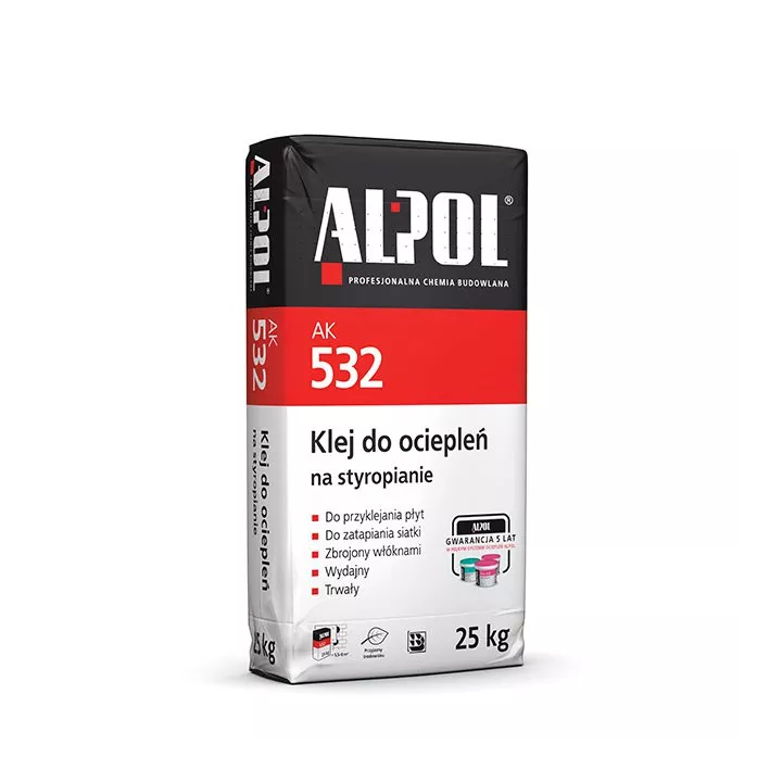 Alpol - adhesive for insulation on foamed polystyrene AK 532
