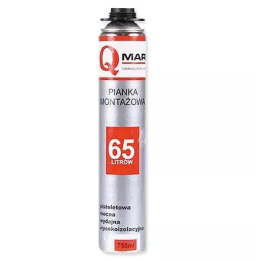 Qmar - piana montażowo uszczelniająca pistoletowa 70 L zima