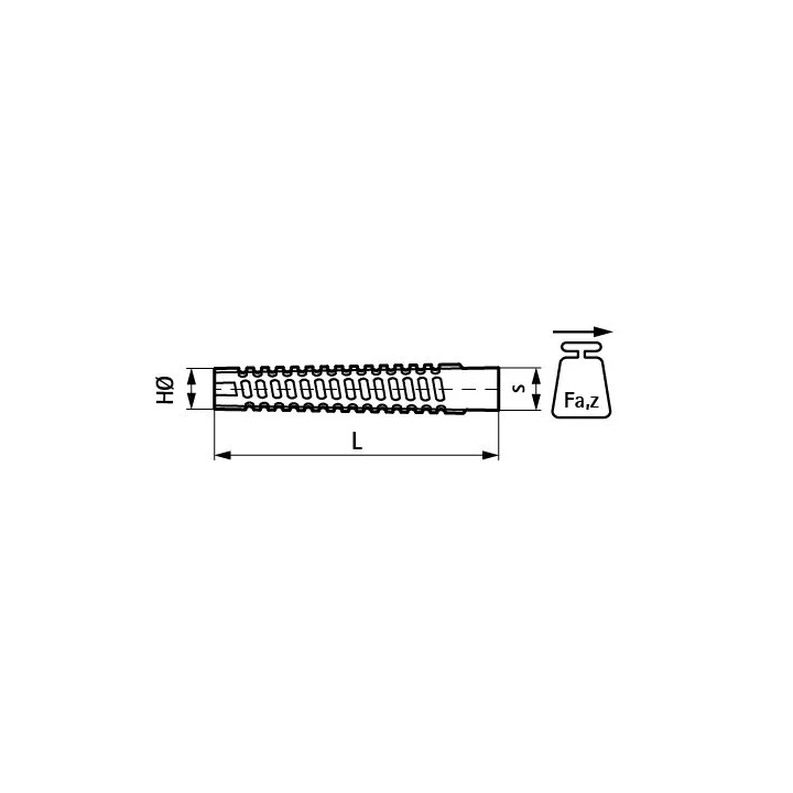 Walraven - steel dowels for concrete, BIS solid brick