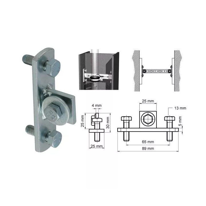 Walraven - expansion elements for BIS mounting rails WM0-35 - 661 3 820