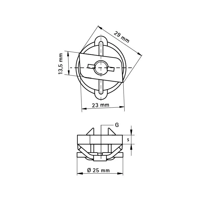 Walraven - BIS RapidRail® slide nuts