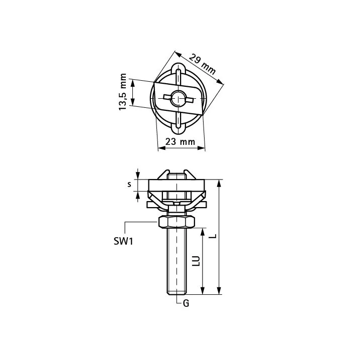 Walraven - BIS RapidRail hammer bolts