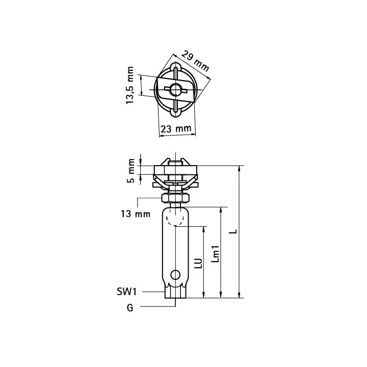 Walraven - BIS RapidRail® swinging hammer bolts