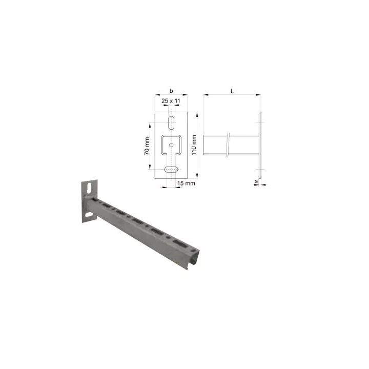 Walraven - Wandkonsolen, BIS RapidRail®, Edelstahl