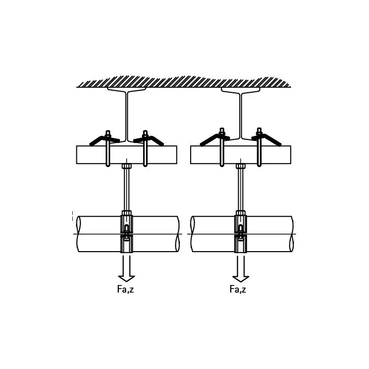 Walraven - BIS RapidRail® WM1-2 Trägerhaken, Edelstahl - 658 7 011