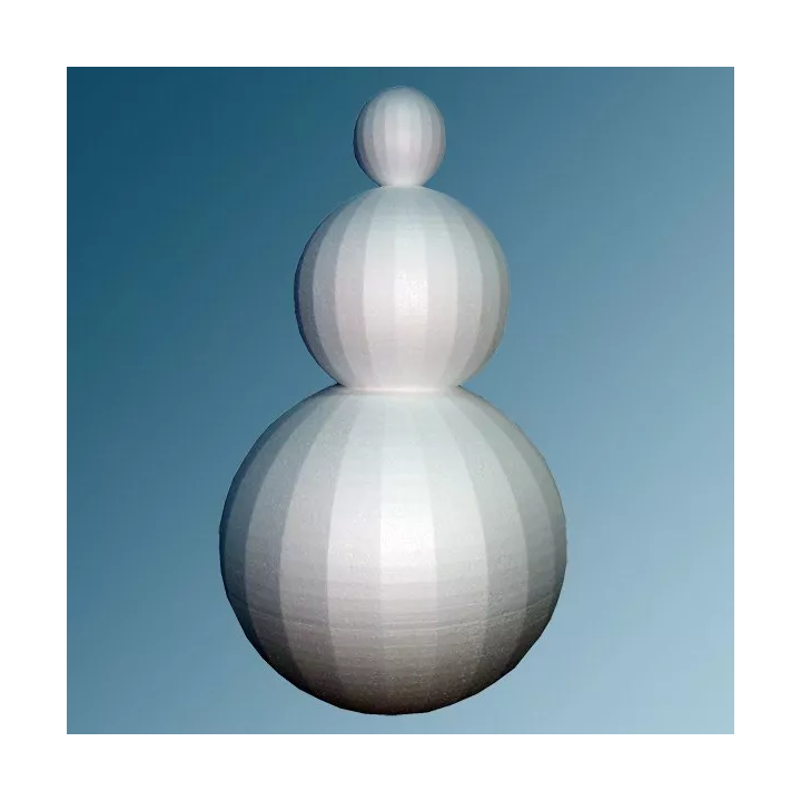 Xplo Ornamente - Styropordekorationen - Schneemann