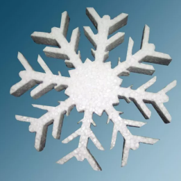 Xplo Ornamente - Styropordekorationen - Schneeflocke