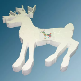 Xplo Ornamente - Styropordekorationen - Rentiere