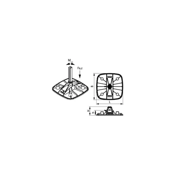 Walraven - Dachträgersystem BIS Yeti® 480 (BUP1000)
