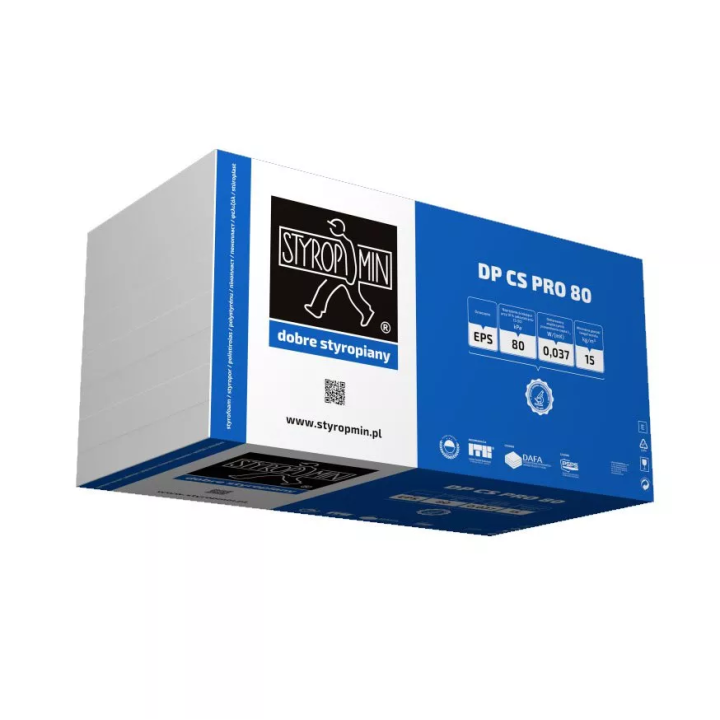 Styropmin - płyta styropianowa Dach - Podłoga CS Pro 80