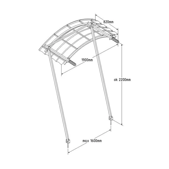Icopal - daszek nad balkony Fastlock Balkon