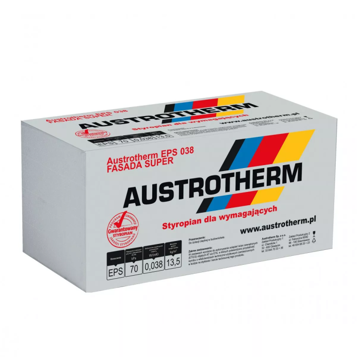 Austrotherm - EPS 038 Styrofoam board. Super facade