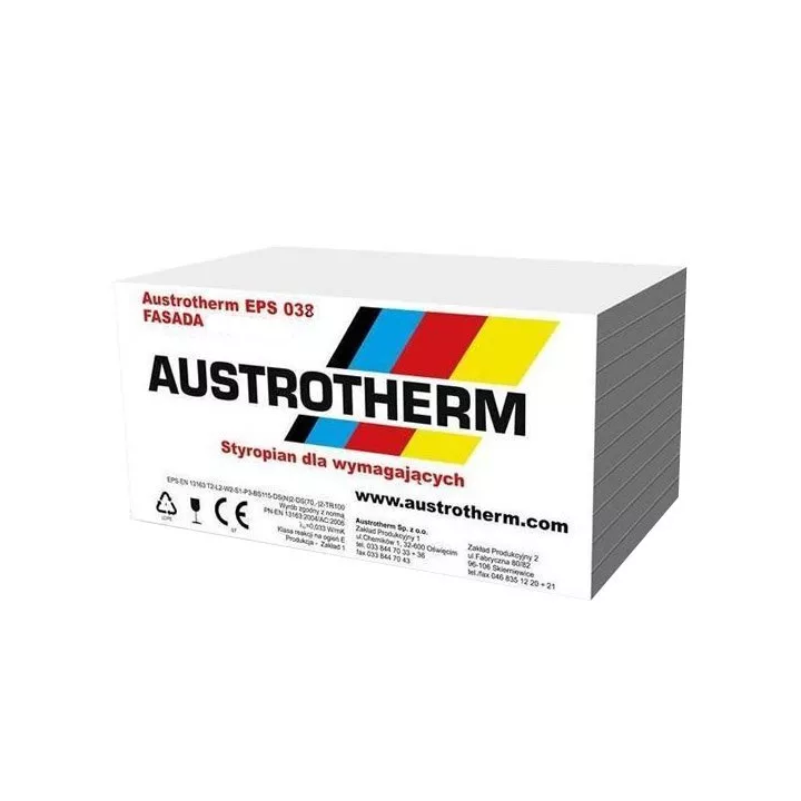 Austrotherm - płyta styropianowa EPS 038 Fasada Super