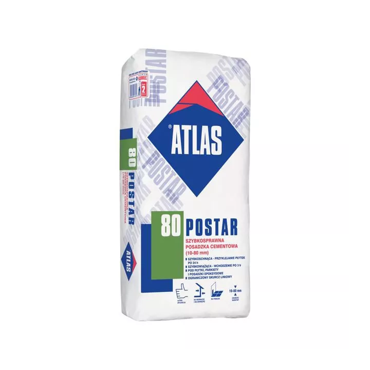 Atlas - Postar 80 10-80mm cement floor