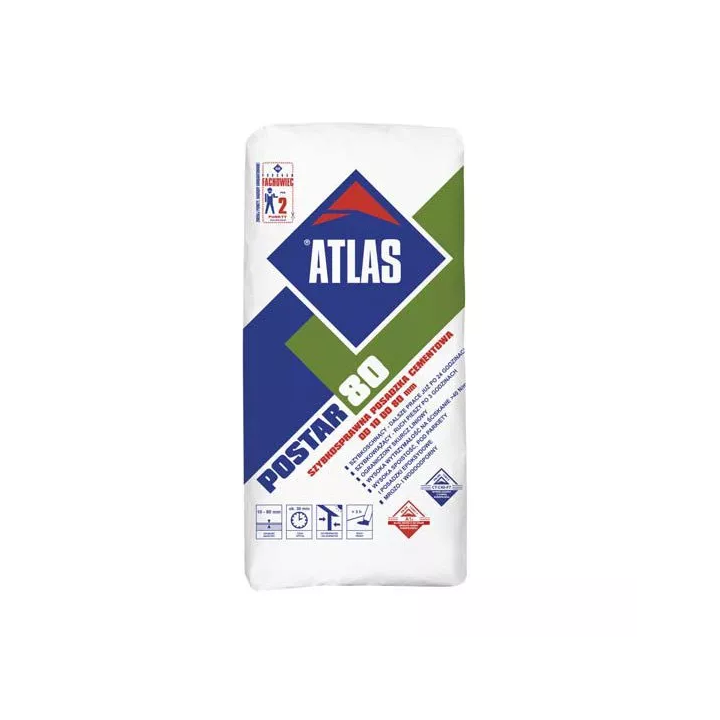 Atlas - posadzka cementowa Postar 80 10-80mm