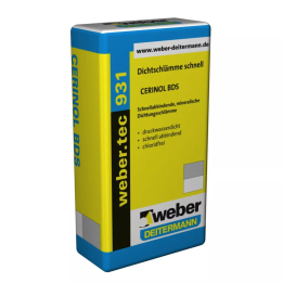Weber Deitermann - micro sealing mortar Weber.tec 931 S (Cerinol BDS)